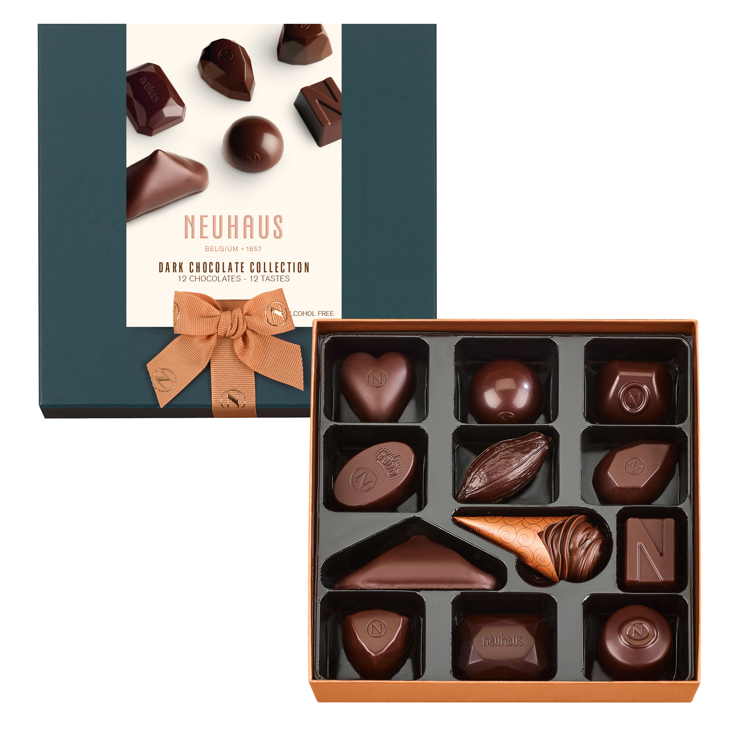 ノイハウス クリスマス ラッピング Neuhaus チョコレート 500g ノイハウスが贈る2022年ウィンターホリデーコレクション | 海外